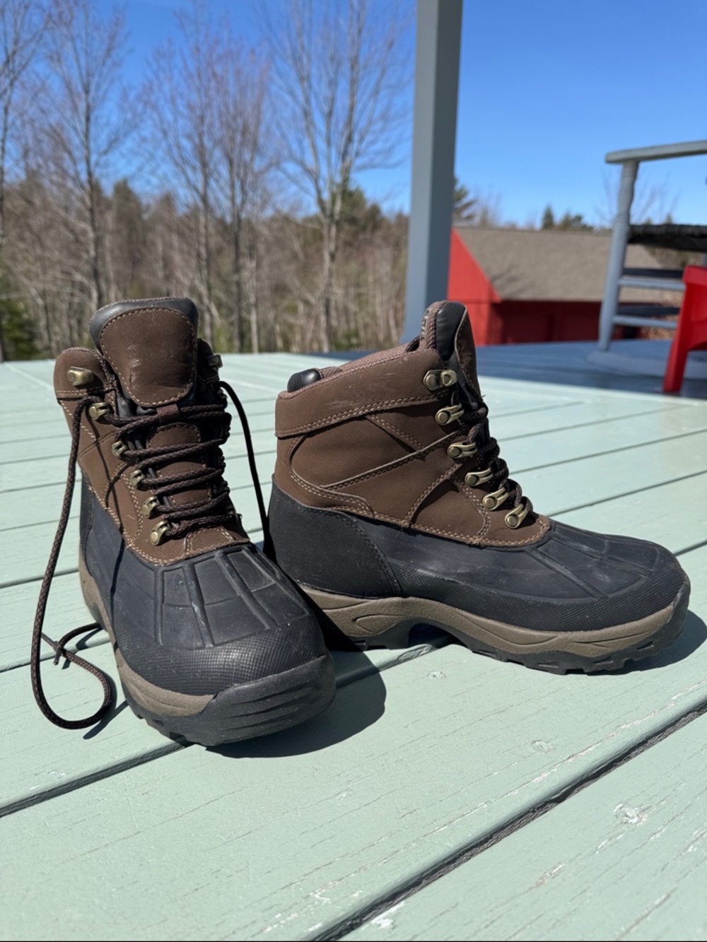 Canyon River Blues Women's Brown and Black Lace-Up Boots